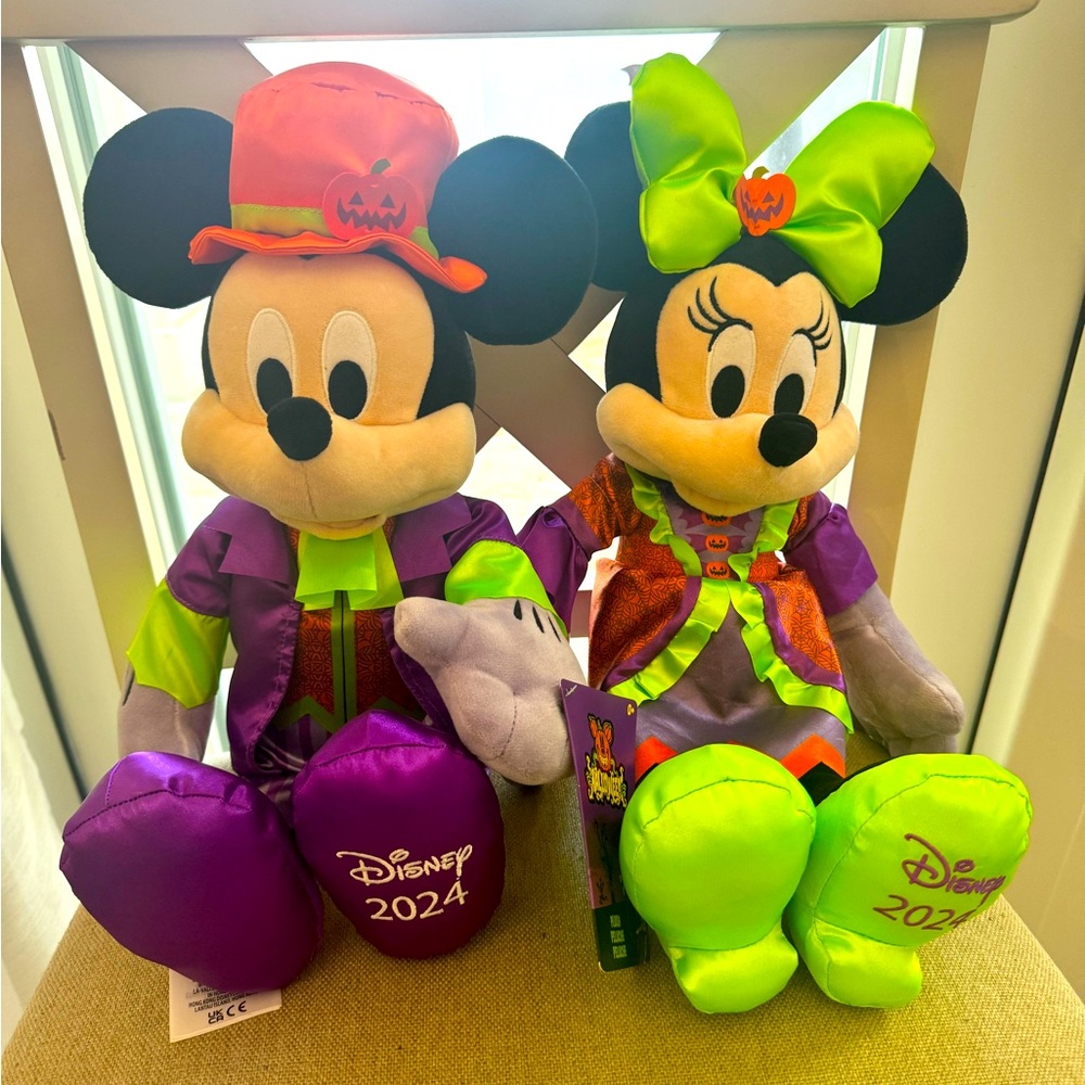 Mickey and Minnie Mouse Halloween Plush – Medium 15''